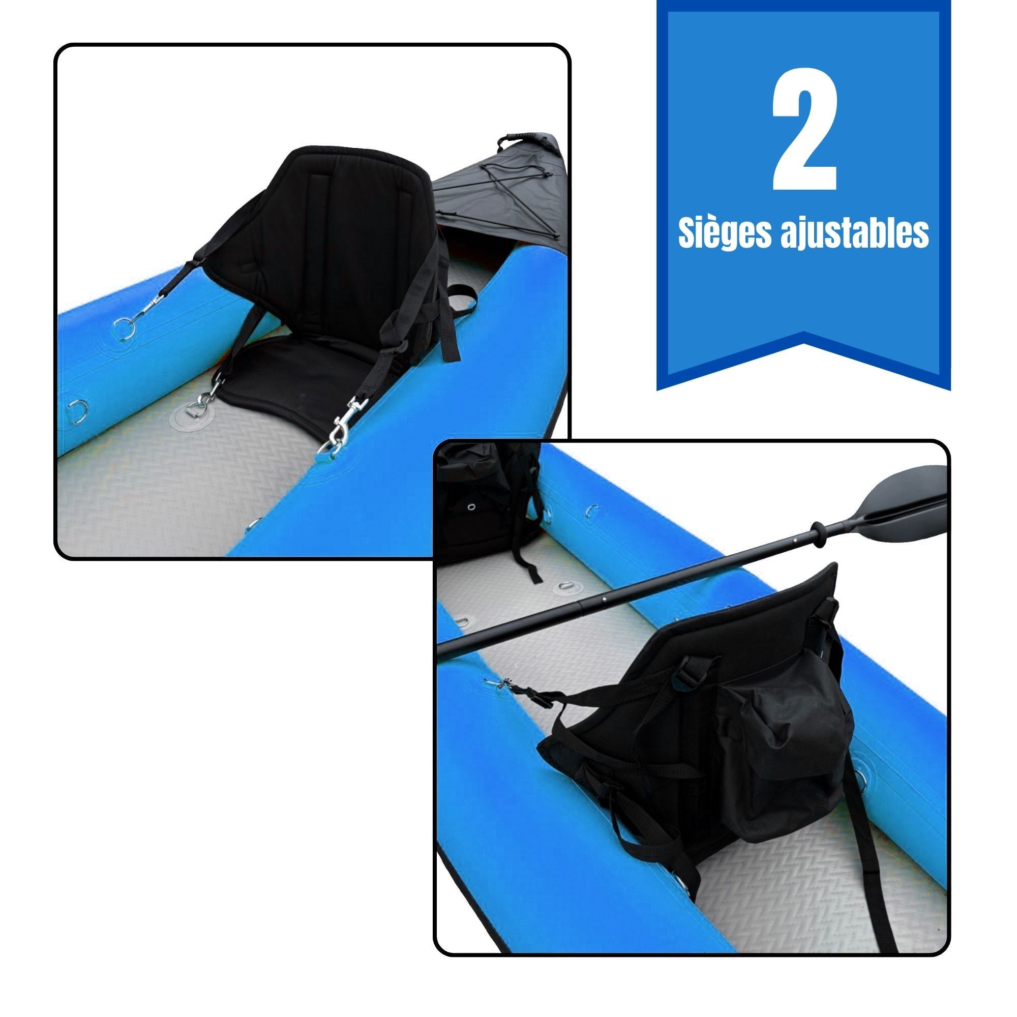 Kayak Ultra-Résistant (Bleu) image 7