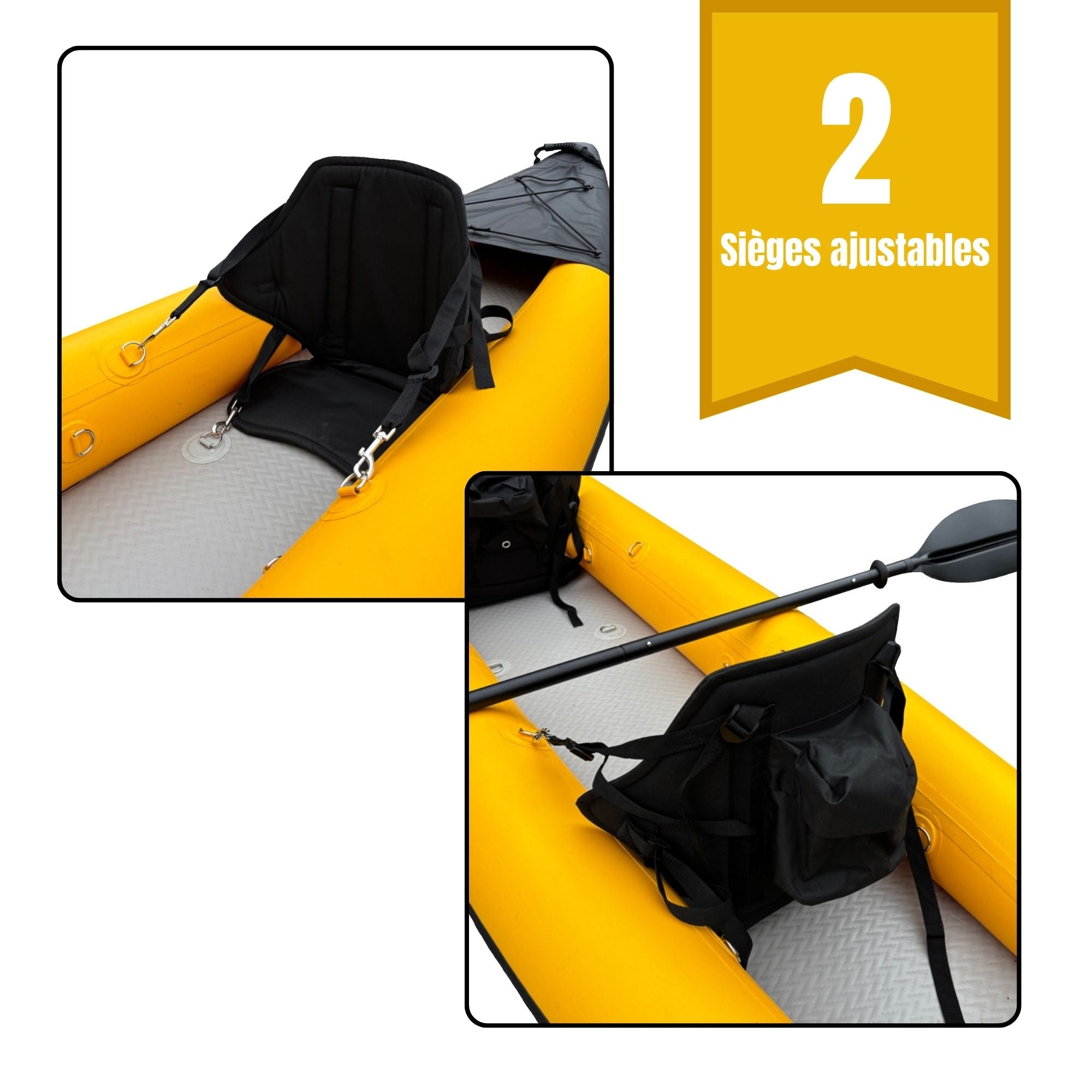 Kayak Ultra-Résistant (Jaune) image 8